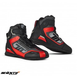 Ghete (cizme) moto Racing Unisex Seventy model SD-BR3 Veloce Pro culoare: negru/rosu Ghete (cizme) moto Racing Unisex Seventy model SD-BR3 Veloce Pro culoare: negru/rosu