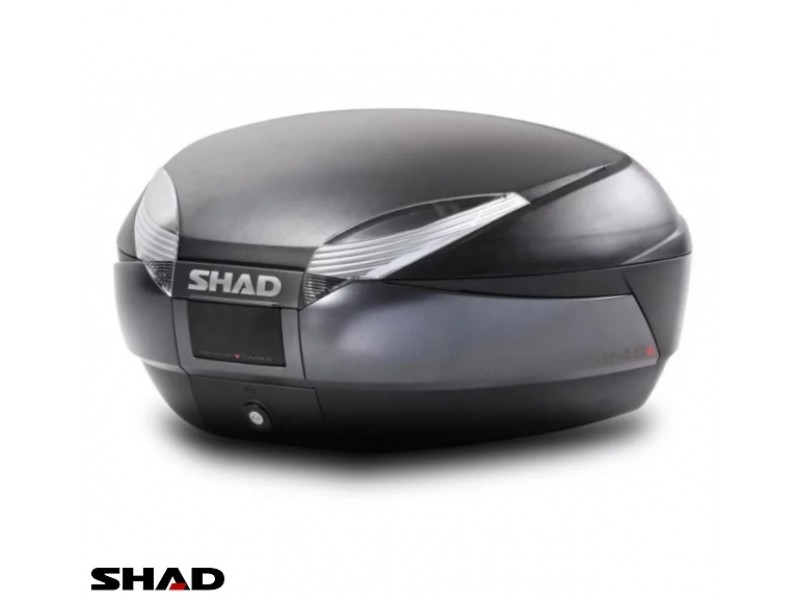 Cutie portbagaj (topcase) Shad model SH48 culoare: negru (volum: 48 litri) – include placa de montaj Cutie portbagaj (topcase) Shad model SH48 culoare: negru (volum: 48 litri) – include placa de montaj