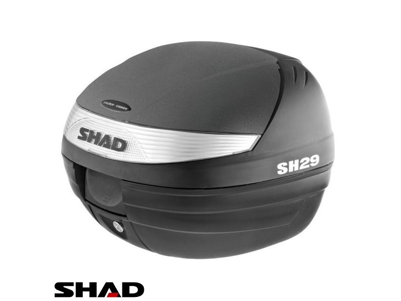 Cutie portbagaj (topcase) Shad model SH29 culoare: negru (volum: 29 litri) – include placa de montaj
