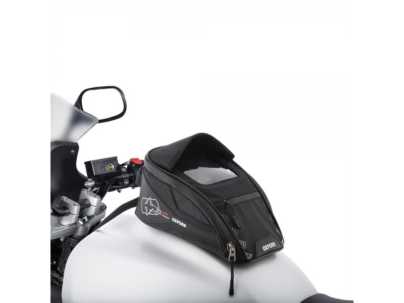 Geanta rezervor motocicleta Oxford - model M2R Mini Tank Bag (2L) (fixare cu magneti) - culoare: negru