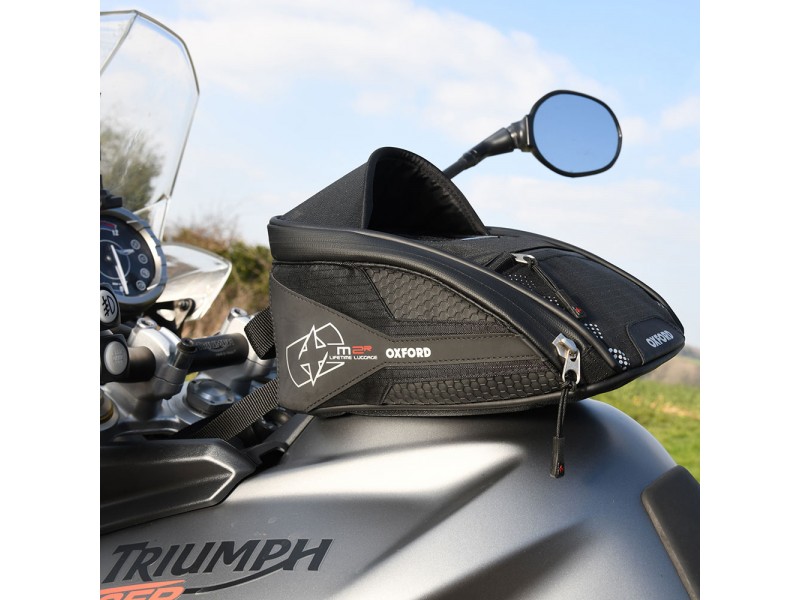 Geanta rezervor motocicleta Oxford - model M2R Mini Tank Bag (2L) (fixare cu magneti) - culoare: negru