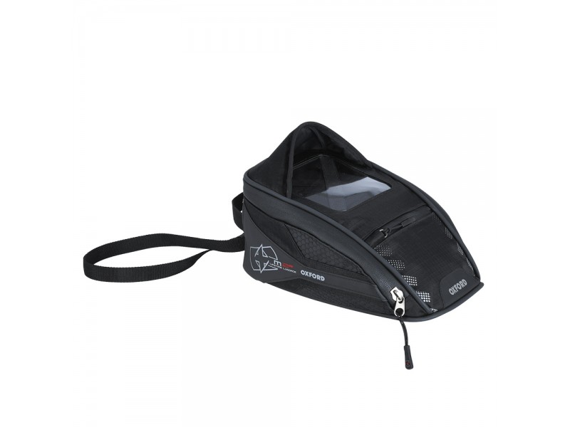 Geanta rezervor motocicleta Oxford - model M2R Mini Tank Bag (2L) (fixare cu magneti) - culoare: negru
