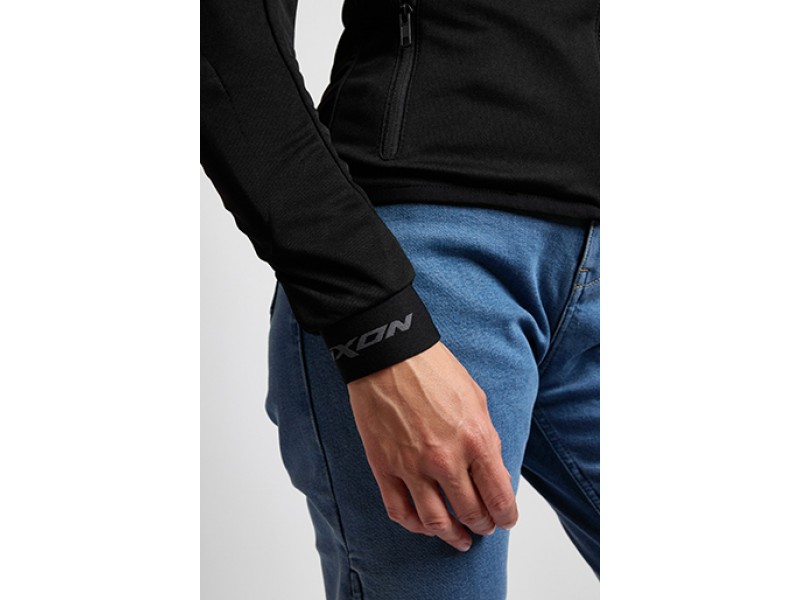 Geaca (jacheta) tip armura motociclete femei Racing/Roadster Ixon vara model Arma MS culoare: negru (geaca tip armura)