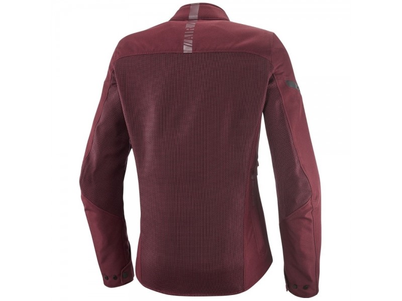 Geaca (jacheta) motociclete femei Racing/Roadster Ixon vara model Fresh LS culoare: burgundy (visiniu)