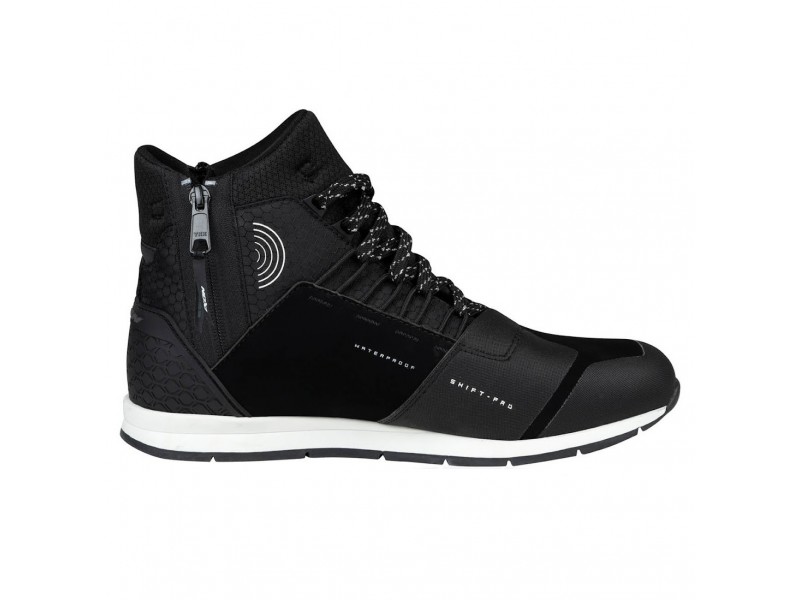 Ghete moto Urban barbati All Season Ixon model Freaky WP MS culoare: negru/alb (100% waterproof)