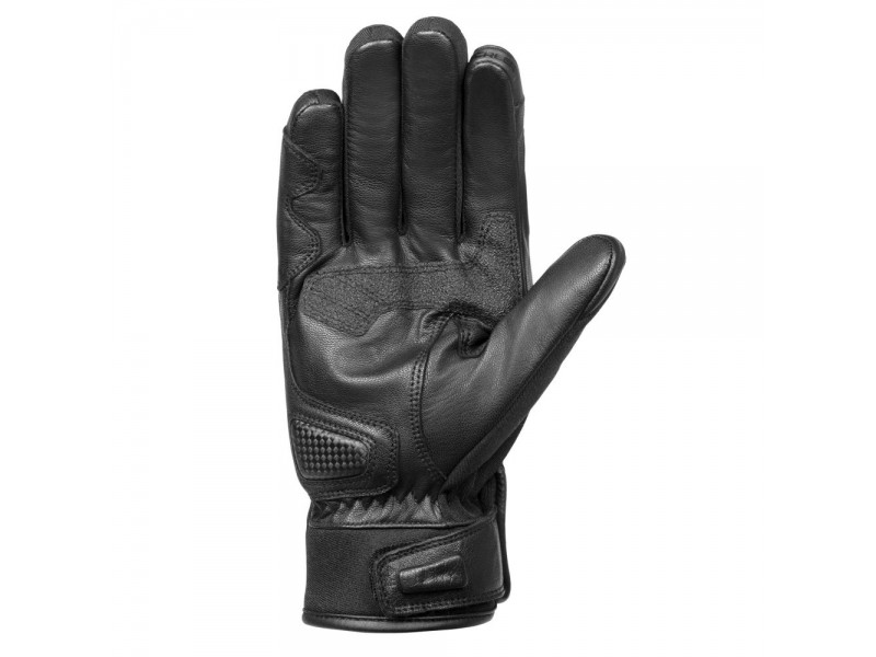 Manusi barbati Roadster Mid-season textil/piele Ixon model MS Rage MS culoare: negru/alb – degete tactile - waterproof