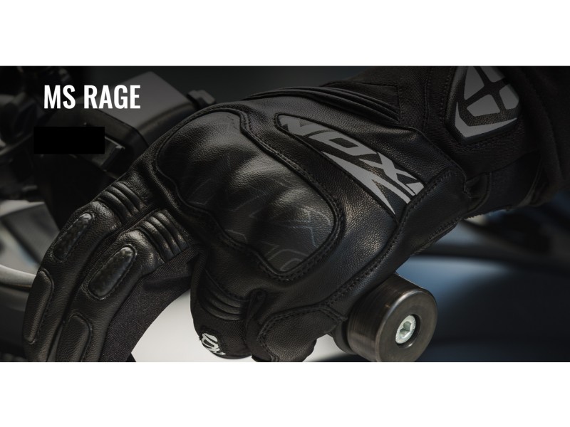 Manusi barbati Roadster Mid-season textil/piele Ixon model MS Rage MS culoare: negru – degete tactile - waterproof Manusi barbati Roadster Mid-season textil/piele Ixon model MS Rage MS culoare: negru – degete tactile - waterproof