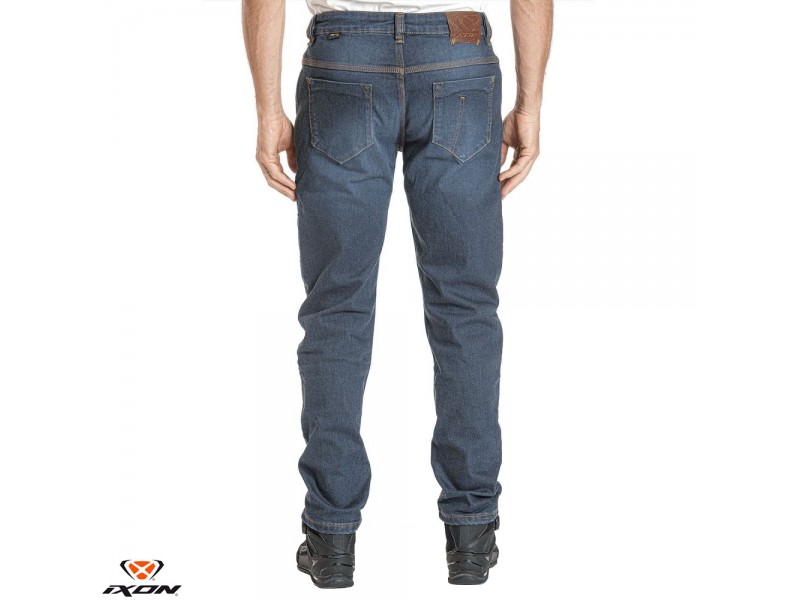 Blugi (jeans) moto barbati Ixon model Alex culoare: albastru aqua (Cordura® Denim)