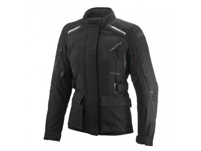 Geaca, jacheta, motociclete, femei, Touring, Adventure, Ixon, All season, model, Midgard, LS, culoare, negru