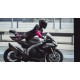 Costum (combinezon) motociclete femei piele Ixon vara model Vortex 3 LS culoare: negru/roz/alb Costum (combinezon) motociclete femei piele Ixon vara model Vortex 3 LS culoare: negru/roz/alb