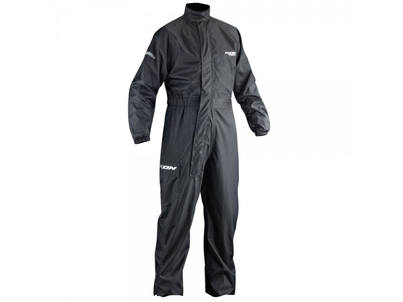 Costum moto ploaie Ixon model Compact Suit culoare: negru (montare peste echipament)