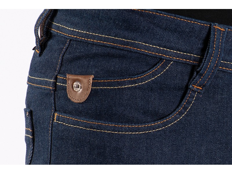 Blugi (jeans) moto barbati Ixon model Kevin culoare: albastru inchis (Cordura® Denim)