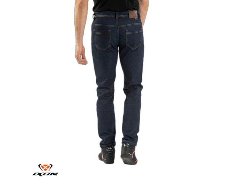 Blugi (jeans) moto barbati Ixon model Kevin culoare: albastru inchis (Cordura® Denim)