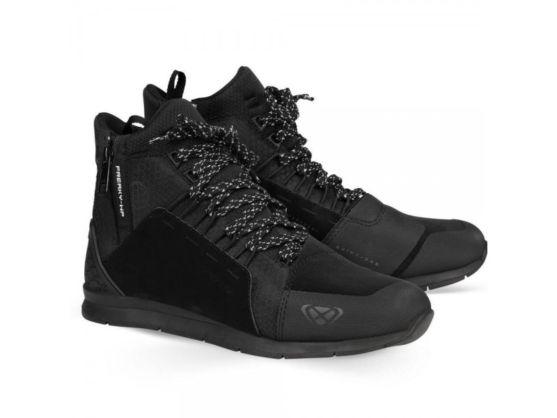 Ghete moto Urban femei All Season Ixon model Freaky WP LS culoare: negru (100% waterproof)