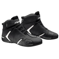Ghete moto Roadster barbati All Season Ixon model Gambler WP MS culoare: negru/alb (100% waterproof)