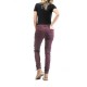 Blugi (jeans) moto femei Ixon model Vicky culoare: burgundy (visiniu) (Cordura® Denim)