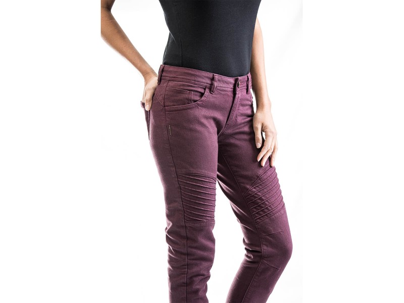 Blugi (jeans) moto femei Ixon model Vicky culoare: burgundy (visiniu) (Cordura® Denim) Blugi (jeans) moto femei Ixon model Vicky culoare: burgundy (visiniu) (Cordura® Denim)