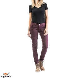 Blugi (jeans) moto femei Ixon model Vicky culoare: burgundy (visiniu) (Cordura® Denim) Blugi (jeans) moto femei Ixon model Vicky culoare: burgundy (visiniu) (Cordura® Denim)