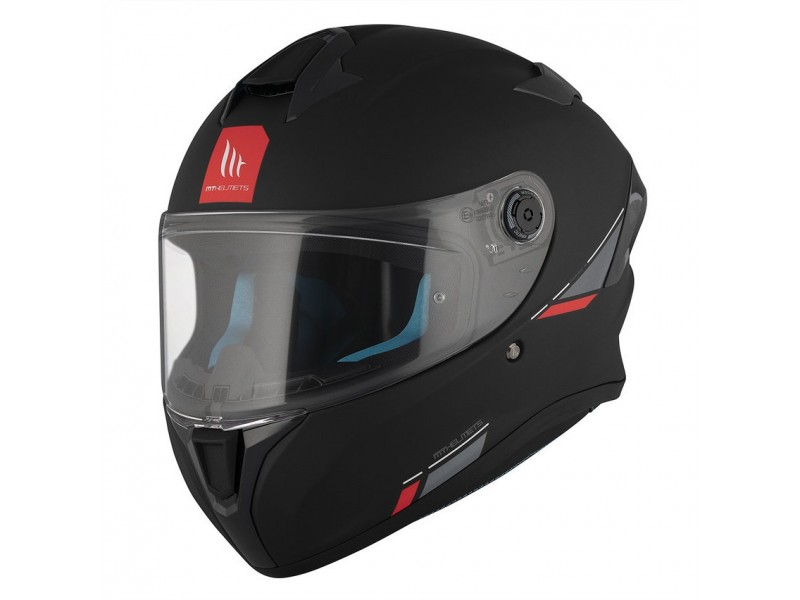 Casca integrala MT Targo S A1 negru mat - omologare noua ECE 22.06