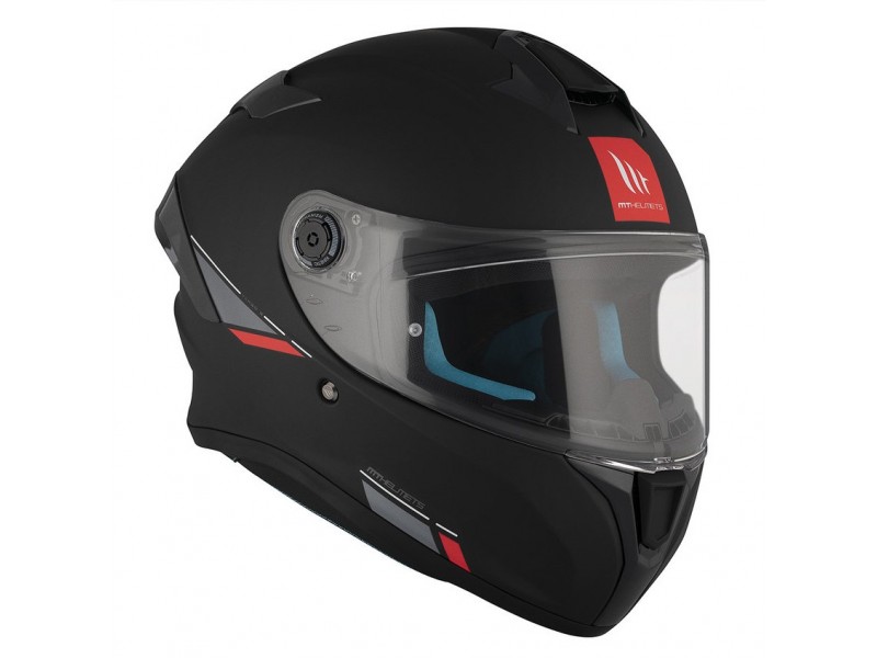 Casca integrala MT Targo S A1 negru mat - omologare noua ECE 22.06