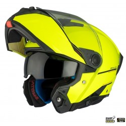 Casca modulabila MT Atom 2 SV A3 galben fluor lucios (ochelari soare integrati) Pinlock Ready - tip viziera: MT-V-35 Casca modulabila MT Atom 2 SV A3 galben fluor lucios (ochelari soare integrati) Pinlock Ready - tip viziera: MT-V-35