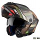 Casca modulabila MT Atom 2 SV Bast A6 military (maro/verde mat) (ochelari soare integrati) Pinlock Ready - tip viziera: MT-V-35