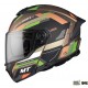 Casca modulabila MT Atom 2 SV Bast A6 military (maro/verde mat) (ochelari soare integrati) Pinlock Ready - tip viziera: MT-V-35