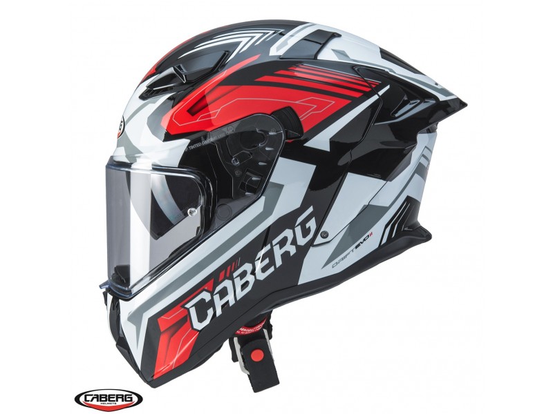 Casca integrala Caberg model Drift Evo II SV Jarama G0 negru/alb/rosu lucios Pinlock ready - lentila Pinlock inclusa Casca integrala Caberg model Drift Evo II SV Jarama G0 negru/alb/rosu lucios Pinlock ready - lentila Pinlock inclusa