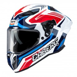Casca integrala Caberg model Drift Evo II SV Jarama H7 alb/rosu/albastru lucios Pinlock ready - lentila Pinlock inclusa