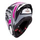 Casca integrala Caberg model Drift Evo II SV Horizon N6 gri/negru/fuchsia mat Pinlock ready - lentila Pinlock inclusa