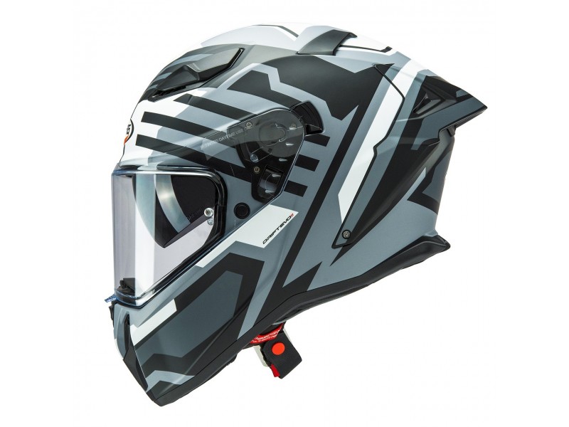 Casca integrala Caberg model Drift Evo II SV Horizon N5 gri/negru/alb mat Pinlock ready - lentila Pinlock inclusa