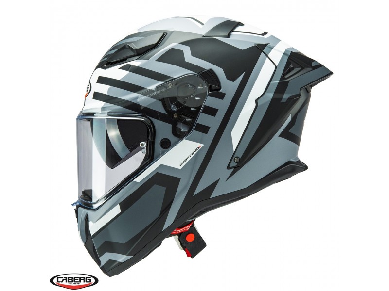 Casca integrala Caberg model Drift Evo II SV Horizon N5 gri/negru/alb mat Pinlock ready - lentila Pinlock inclusa Casca integrala Caberg model Drift Evo II SV Horizon N5 gri/negru/alb mat Pinlock ready - lentila Pinlock inclusa