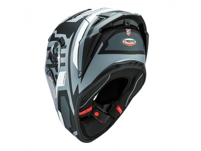 Casca integrala Caberg model Drift Evo II SV Horizon N5 gri/negru/alb mat Pinlock ready - lentila Pinlock inclusa