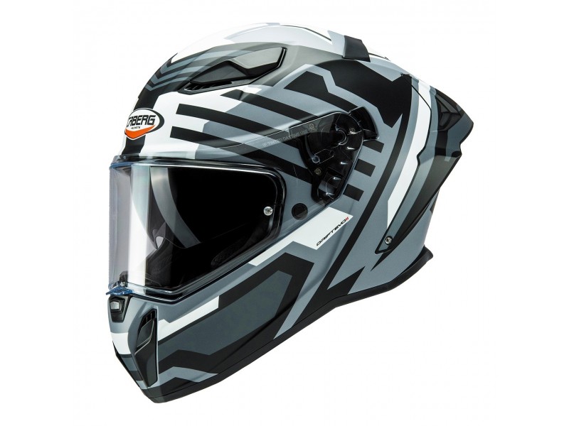 Casca integrala Caberg model Drift Evo II SV Horizon N5 gri/negru/alb mat Pinlock ready - lentila Pinlock inclusa