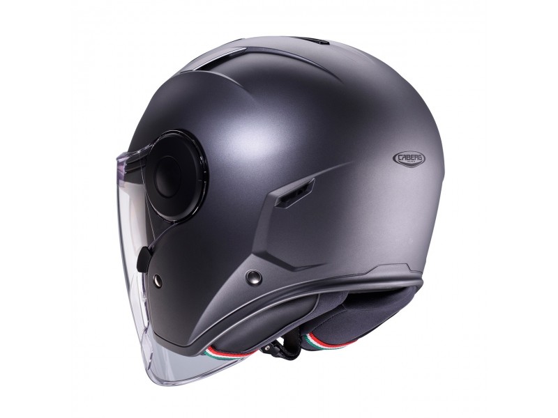 Casca open face (jet) Caberg model Soho SV 91 gun metal (titanium) mat