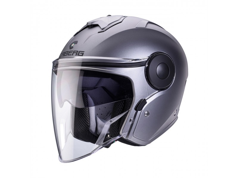 Casca open face (jet) Caberg model Soho SV 91 gun metal (titanium) mat