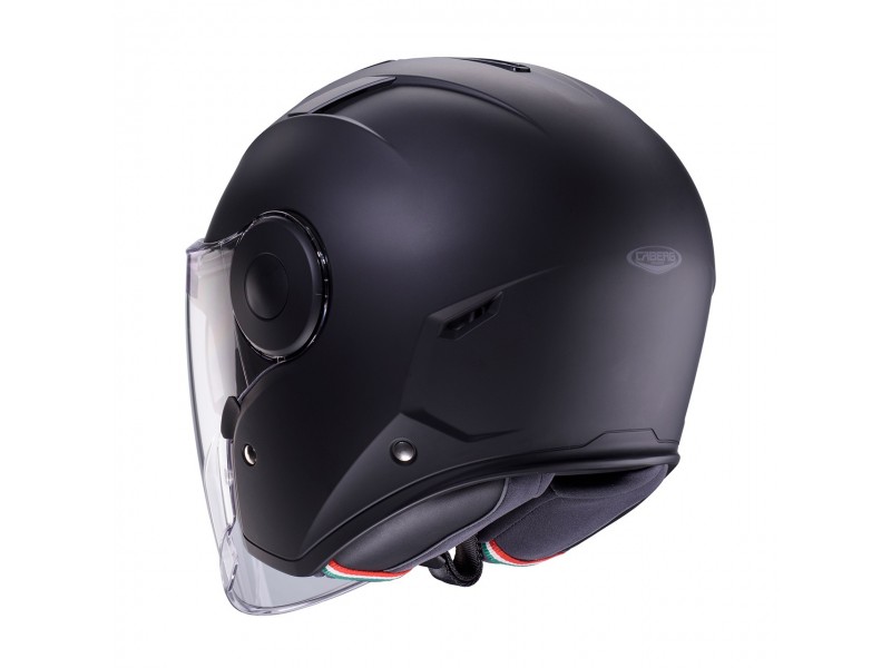 Casca open face (jet) Caberg model Soho SV 17 negru mat