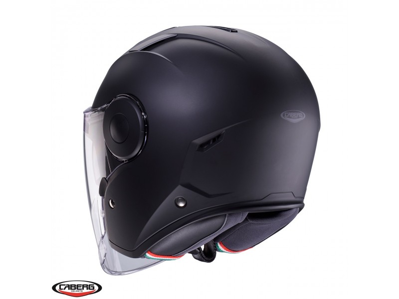 Casca open face (jet) Caberg model Soho SV 17 negru mat Casca open face (jet) Caberg model Soho SV 17 negru mat