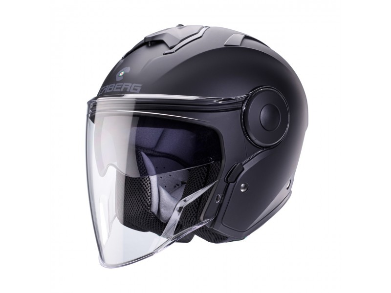 Casca open face (jet) Caberg model Soho SV 17 negru mat