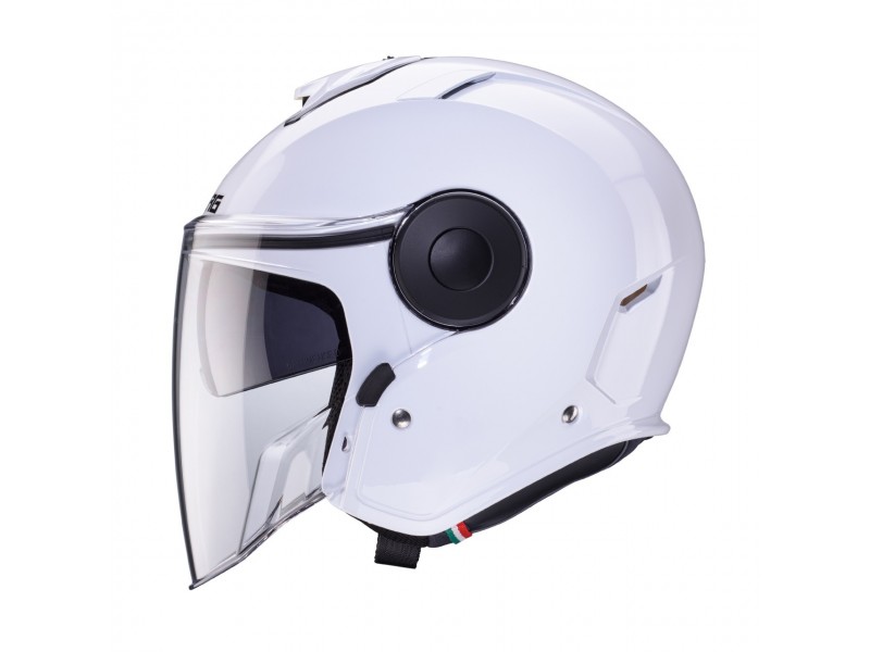 Casca open face (jet) Caberg model Soho SV A1 alb lucios