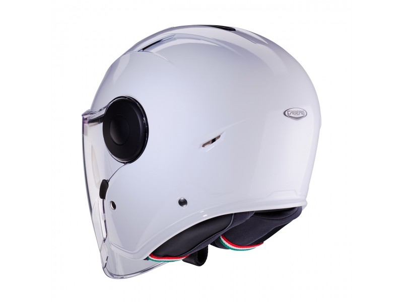 Casca open face (jet) Caberg model Soho SV A1 alb lucios