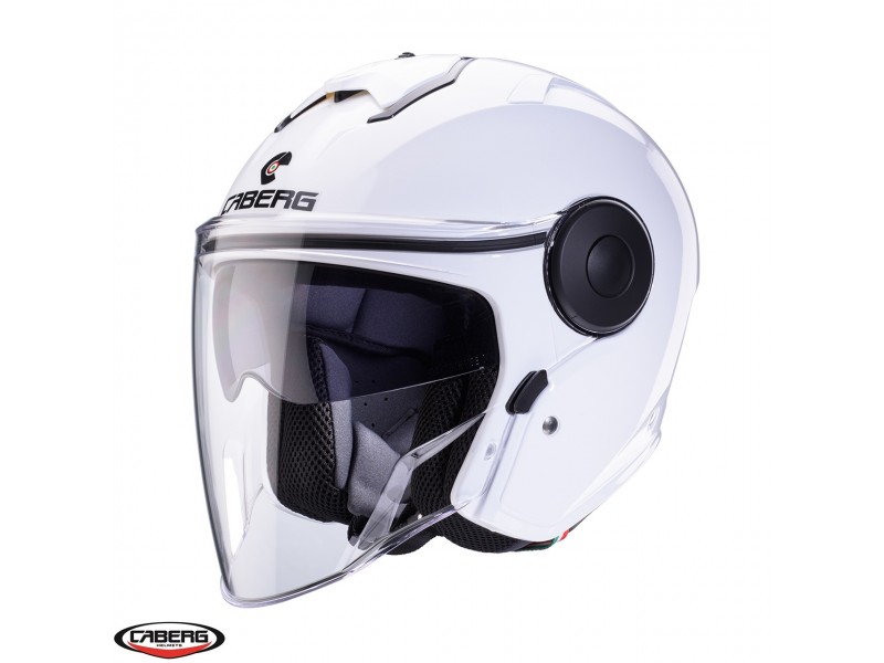 Casca open face (jet) Caberg model Soho SV A1 alb lucios Casca open face (jet) Caberg model Soho SV A1 alb lucios