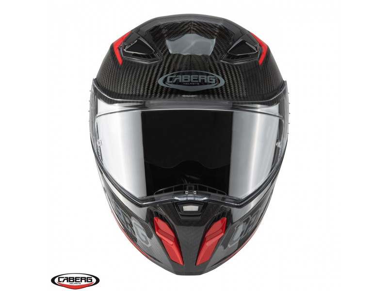 Casca integrala Caberg model Drift Evo II Carbon Nova N5 rosu Pinlock ready - lentila Pinlock