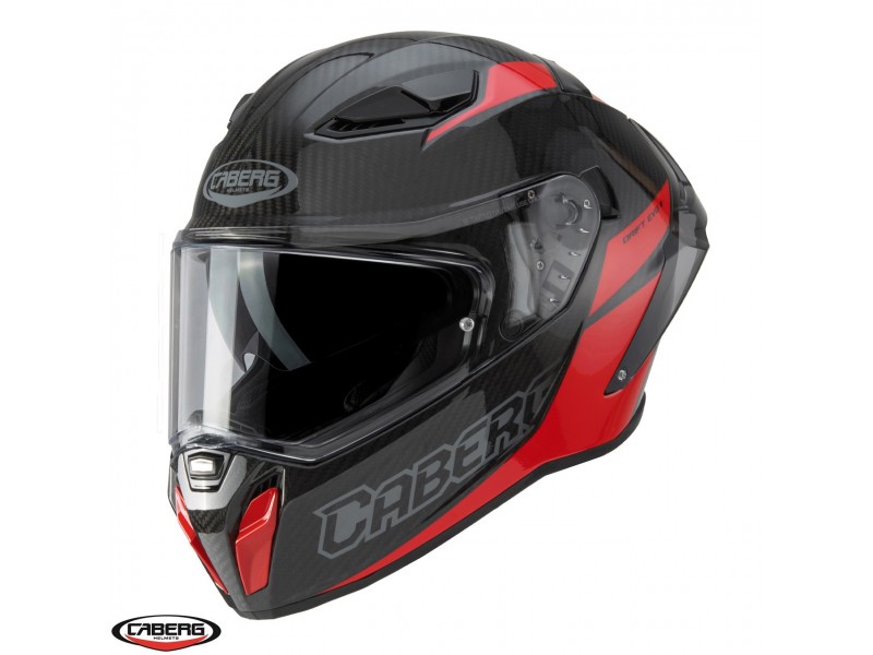 Casca integrala Caberg model Drift Evo II Carbon Nova N5 rosu Pinlock ready - lentila Pinlock