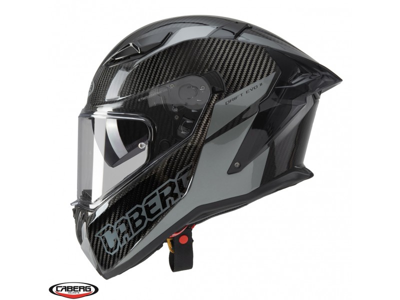 Casca integrala Caberg model Drift Evo II Carbon Nova N3 gri Pinlock ready - lentila Pinlock