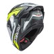 Casca integrala Caberg model Drift Evo II SV Jarama L6 negru/gri/galben fluor mat Pinlock ready - lentila Pinlock inclusa