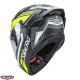 Casca integrala Caberg model Drift Evo II SV Jarama L6 negru/gri/galben fluor mat Pinlock ready - lentila Pinlock inclusa