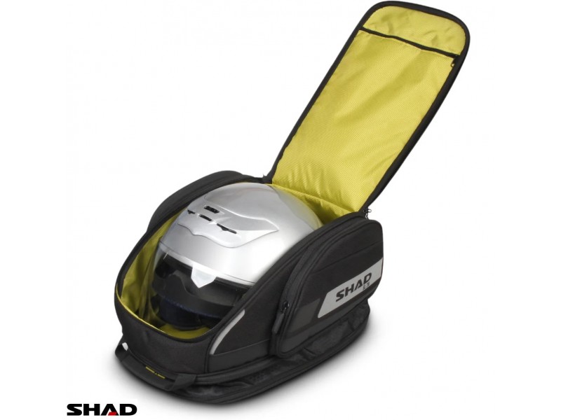 Geanta rezervor motocicleta Shad - model SL20F Tank Bag (20L) (fixare cu cureluse) - culoare: negru Geanta rezervor motocicleta Shad - model SL20F Tank Bag (20L) (fixare cu cureluse) - culoare: negru
