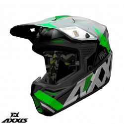 Casca off road motociclete Axxis model Wolf Jackal B6 verde mat