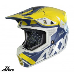 Casca off road motociclete Axxis model Wolf Jackal A3 galben mat